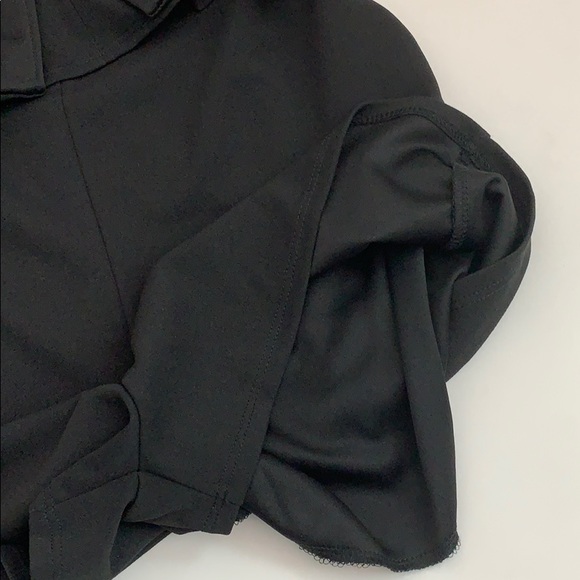 Sunset and Spring Popover Black Strapless Romper - Picture 4 of 6